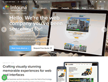 Tablet Screenshot of infouna.com